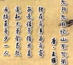 重阳节的优美诗篇