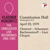 Post Intermission Applause to Horowitz Recital of April 22, 1979 (Live) - Vladimir Horowitz&Not Applicable