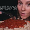 ASMR MUKBANG - Nudeln mit Tomatensoße, Pt. 1 - WhisperingJane ASMR