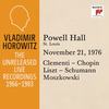 Opening Applause to Horowitz Recital of November 21, 1976 (Live) - Vladimir Horowitz&Not Applicable