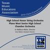 The Winton Suite: III. Dance - High School Honor String Orchestra&Plano West Senior High School Chamber Orchestra&Joshua Thompson