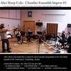 Chamber Ensemble Improvisation #1 - Alex Sharp Cole&The New Music Chamber Ensemble At the University of Gothenburg&Sweden