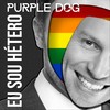 Eu Sou Hétero - Purple Dog