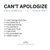 Can't Apologize (Explicit) - Face DaMusic&iustus mori