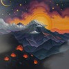 Embers Glowing In The Distance - Behind Clouds