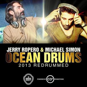 Jerry Ropero&Michael Simon《Ocean Drums(Alexdoparis Remix)》[MP3_LRC]