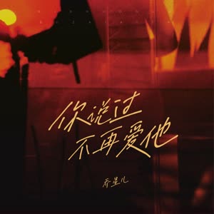 乔星儿《你说过不再爱他（DJ小鑫版）(伴奏)》[MP3_LRC]