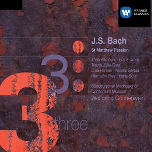 Theo Altmeyer&Franz Crass&Teresa Zylis-Gara&Julia Hamari&Nicolai Gedda&Hermann Prey&Hans Sotin&Suddeutscher Madrigalchor&Consortium Musicum&Wolfgang Gonnenwein&Teresa Żylis-Gara《No. 8, Aria. "Blute nur, du liebes Herz!"》[MP3_LRC]