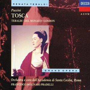 Mario del Monaco&Silvio Maionica&Orchestra dell'Accademia Nazionale di Santa Cecilia&Francesco Molinari-Pradelli《Puccini: Tosca / Act 1: "E buona la mia Tosca" - "Siam soli?"》[MP3_LRC]