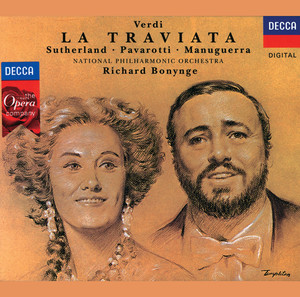 Joan Sutherland&National Philharmonic Orchestra&Richard Bonynge《Verdi: La traviata / Act 3 - Tenesta la promessa - Attendo, né a me giungon mai - Addio del passato》[MP3_LRC]