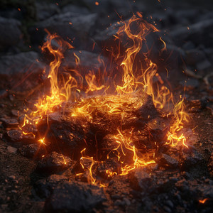 Ultimate Slumber&Embracing Sounds&Sleeping Nature Sound - Restful Fire Ambiance