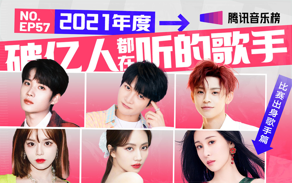 黄霄雲&井胧&刘惜君&腾讯音乐由你榜 - 破亿人都在收听的歌手！赛后长红的是他们